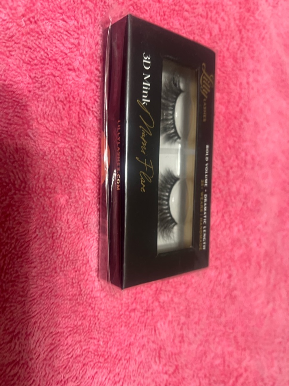 Lilly Lashes Black 3D Mink Miami Flair False Eyelashes